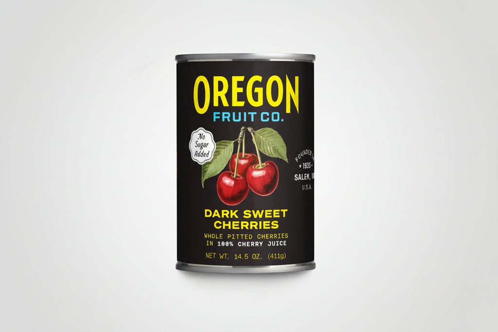 Oregon Dark Sweet Cherries in 100% Cherry Juice – Premium Baking Cherries | 15 oz Cans (1–8 Pack)